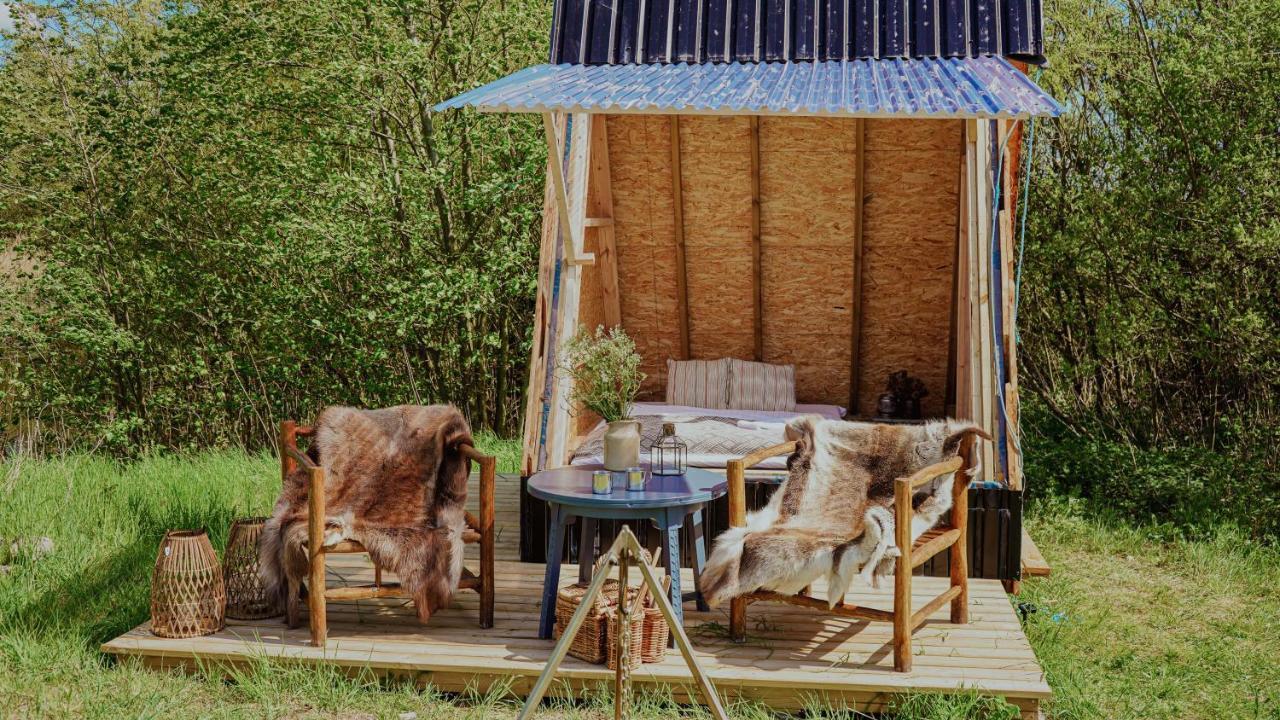 Naturlig Pa Korsgarden Glamping Nysted Buitenkant foto