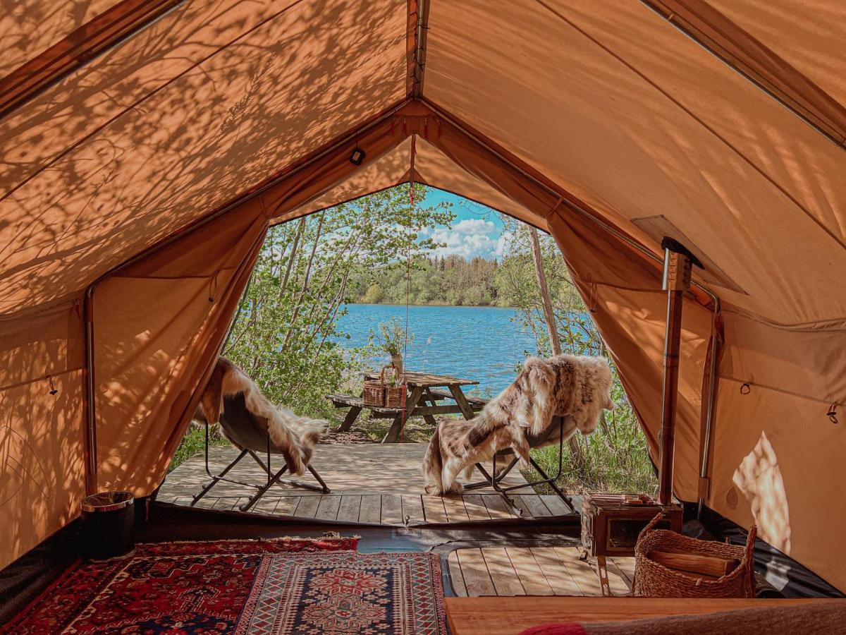 Naturlig Pa Korsgarden Glamping Nysted Buitenkant foto