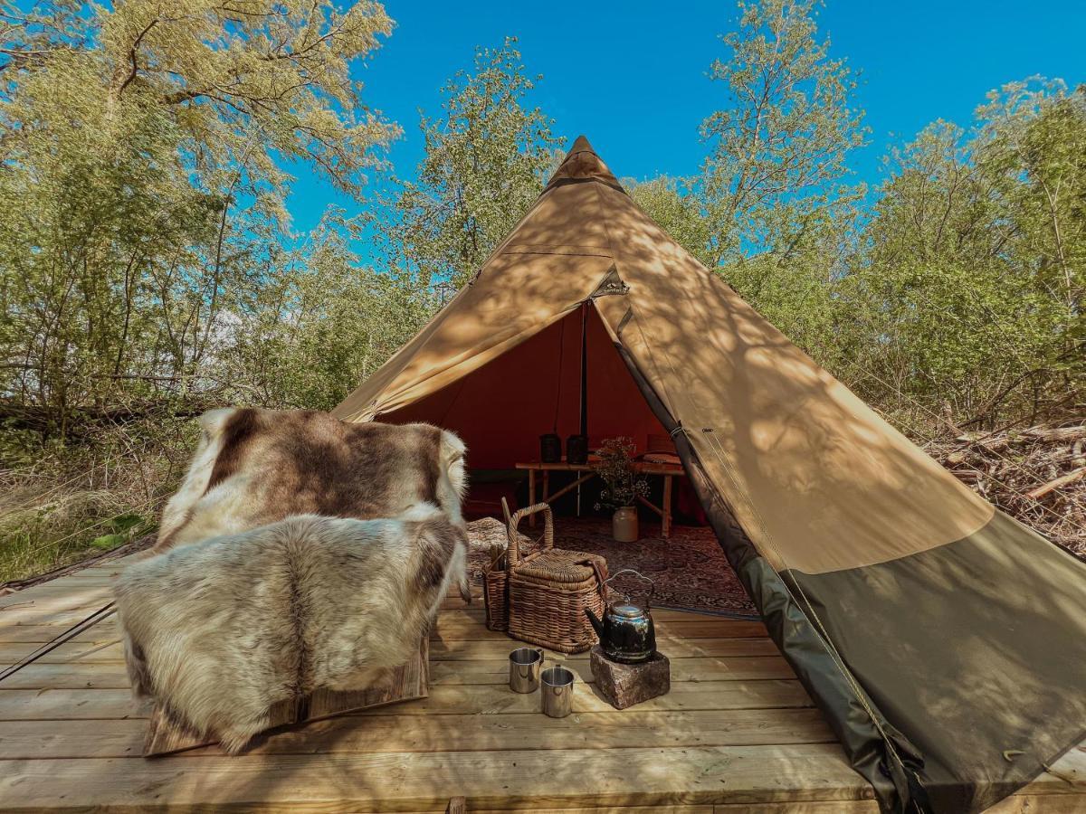 Naturlig Pa Korsgarden Glamping Nysted Buitenkant foto
