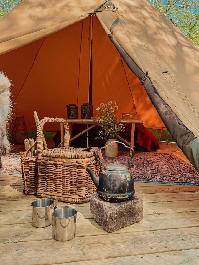 Naturlig Pa Korsgarden Glamping Nysted Buitenkant foto