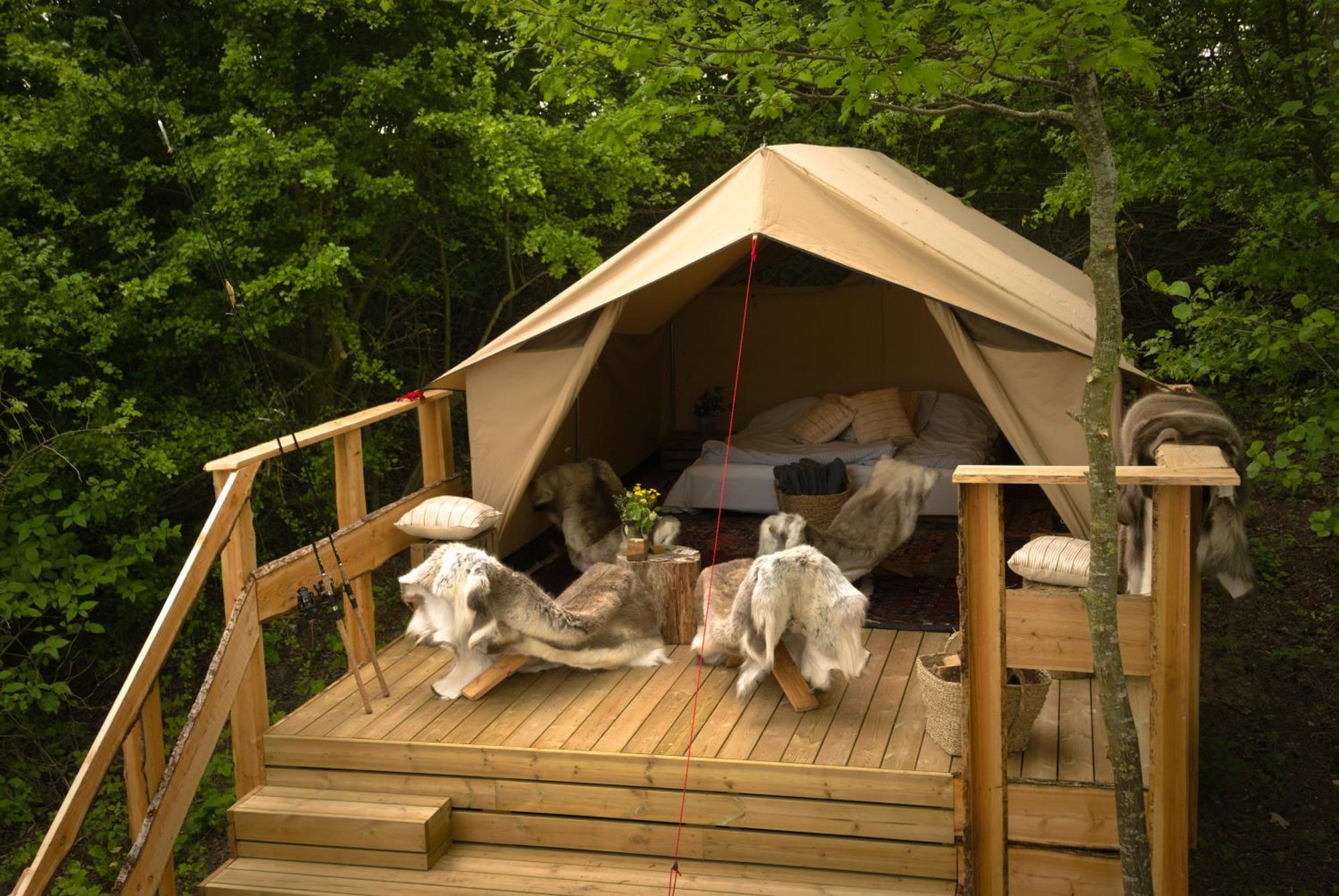 Naturlig Pa Korsgarden Glamping Nysted Buitenkant foto