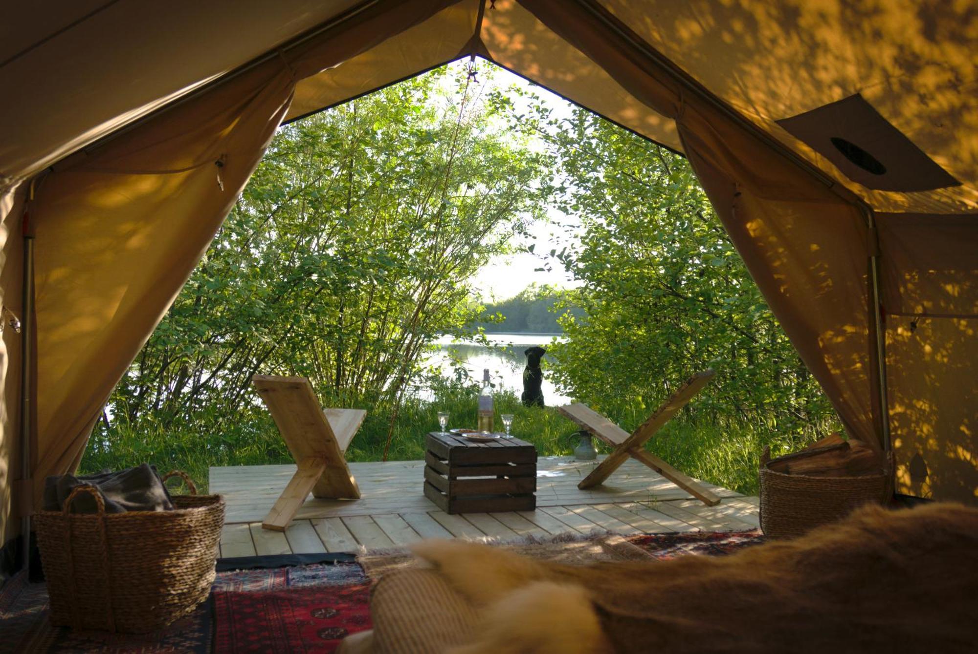 Naturlig Pa Korsgarden Glamping Nysted Buitenkant foto