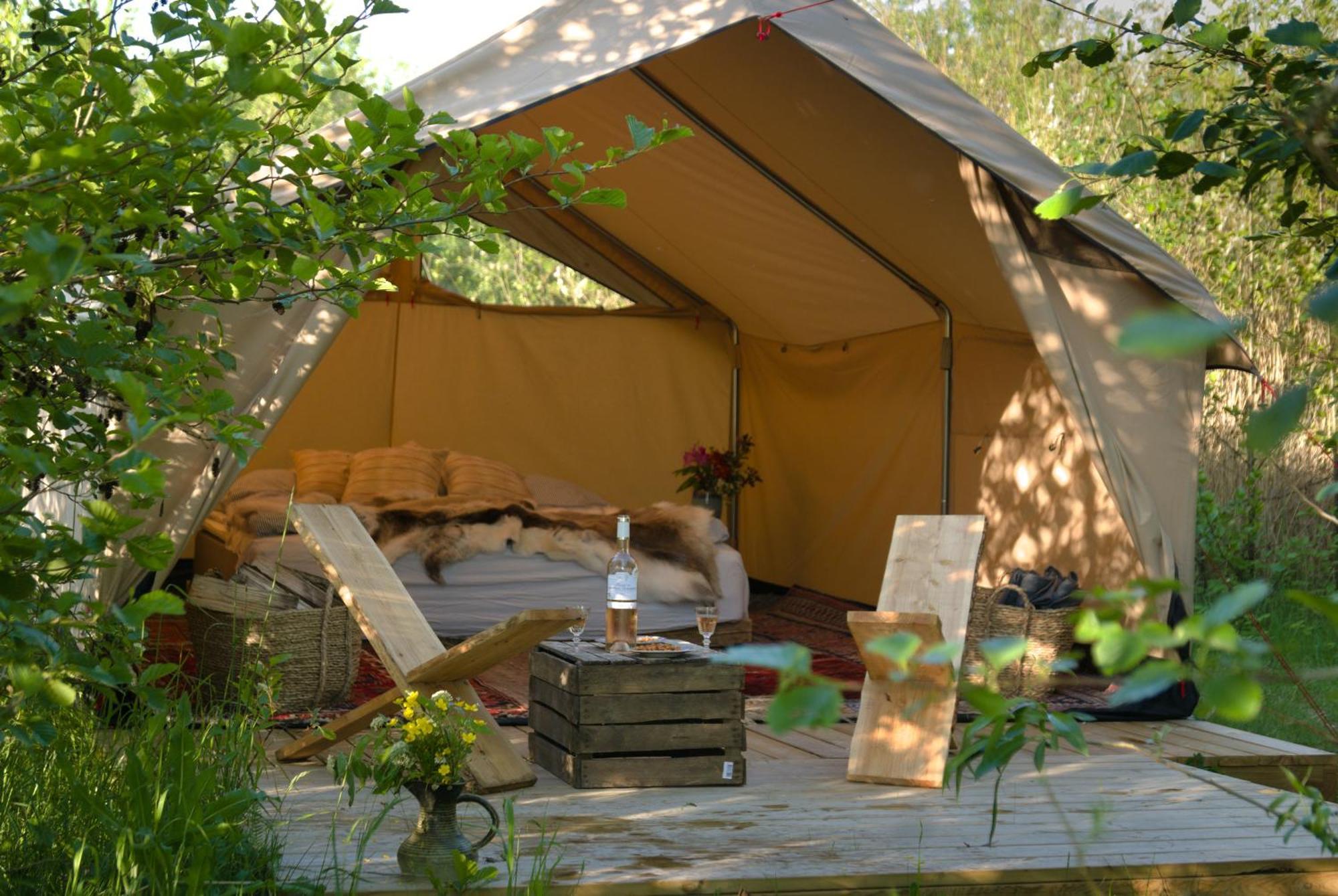 Naturlig Pa Korsgarden Glamping Nysted Buitenkant foto