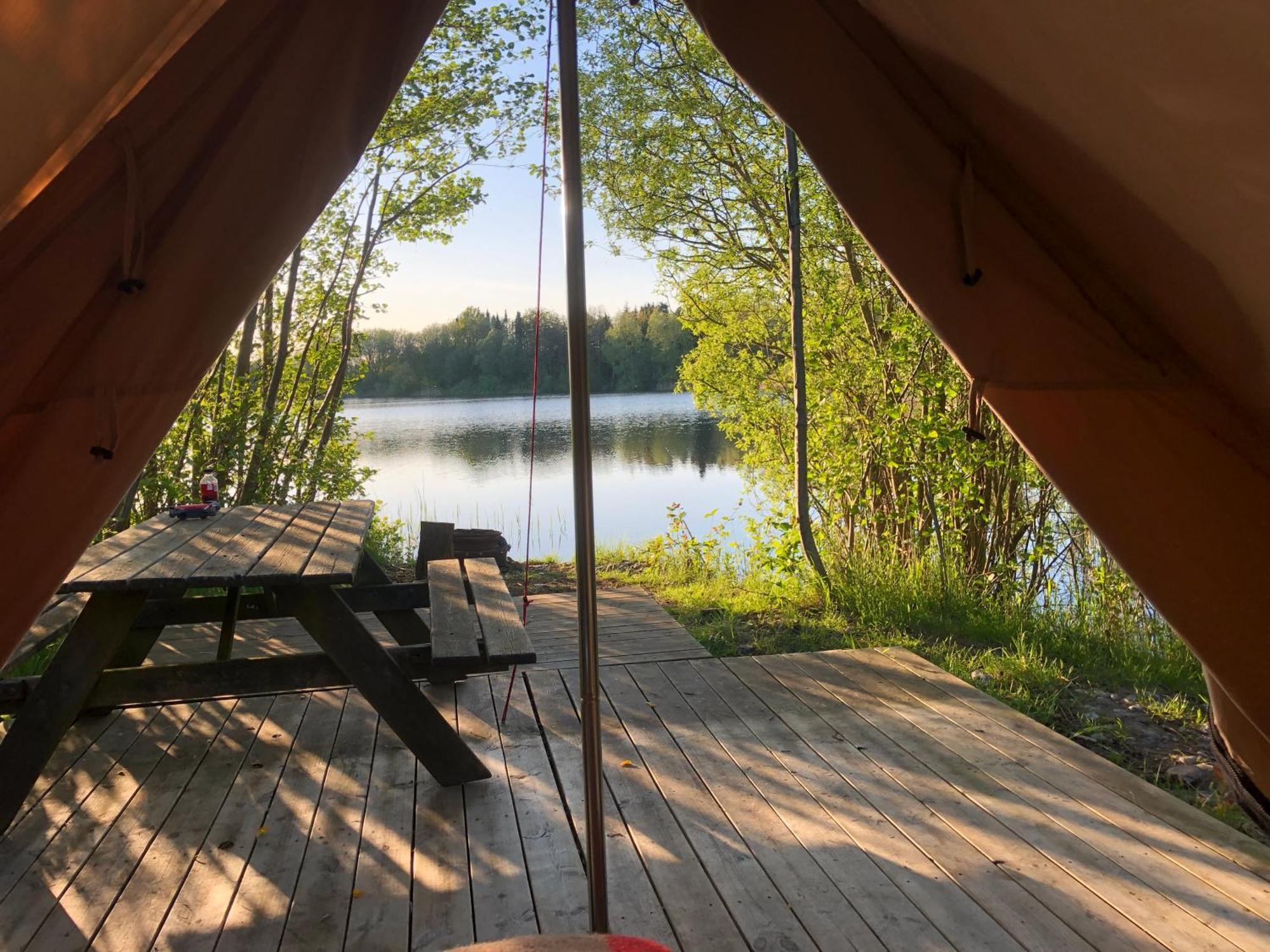 Naturlig Pa Korsgarden Glamping Nysted Buitenkant foto