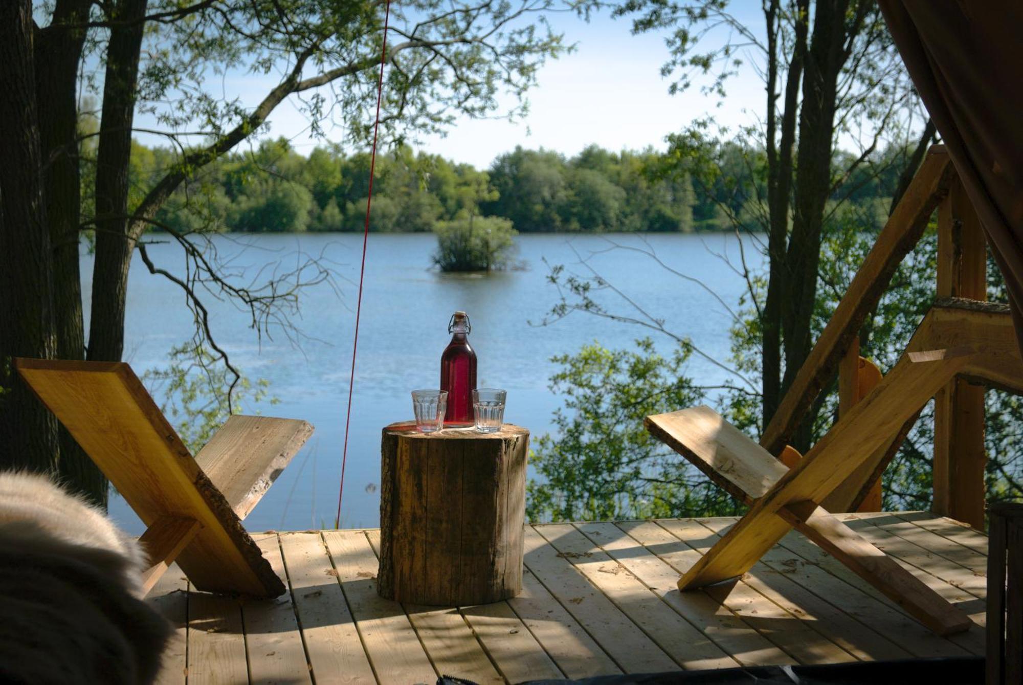 Naturlig Pa Korsgarden Glamping Nysted Buitenkant foto