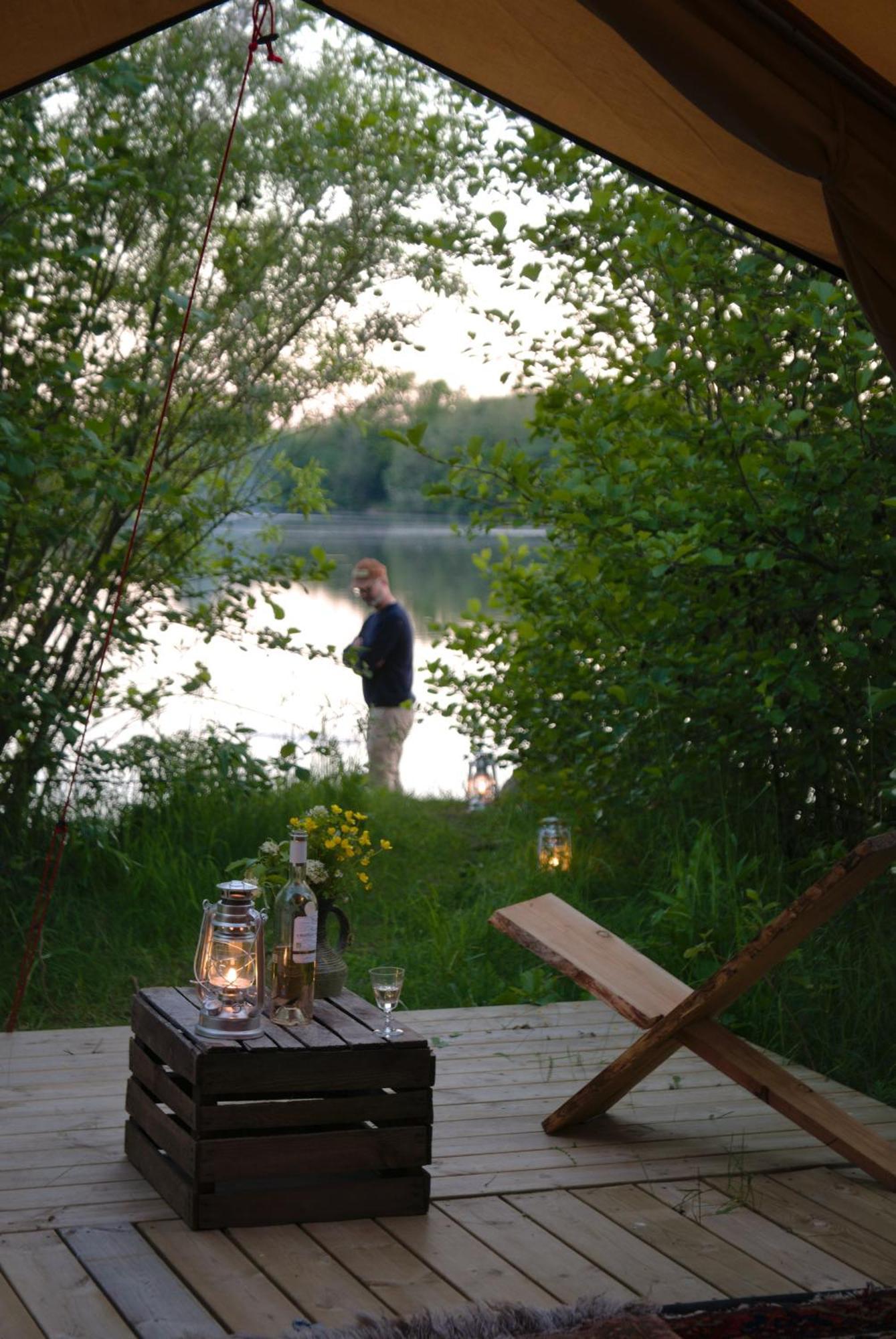 Naturlig Pa Korsgarden Glamping Nysted Buitenkant foto