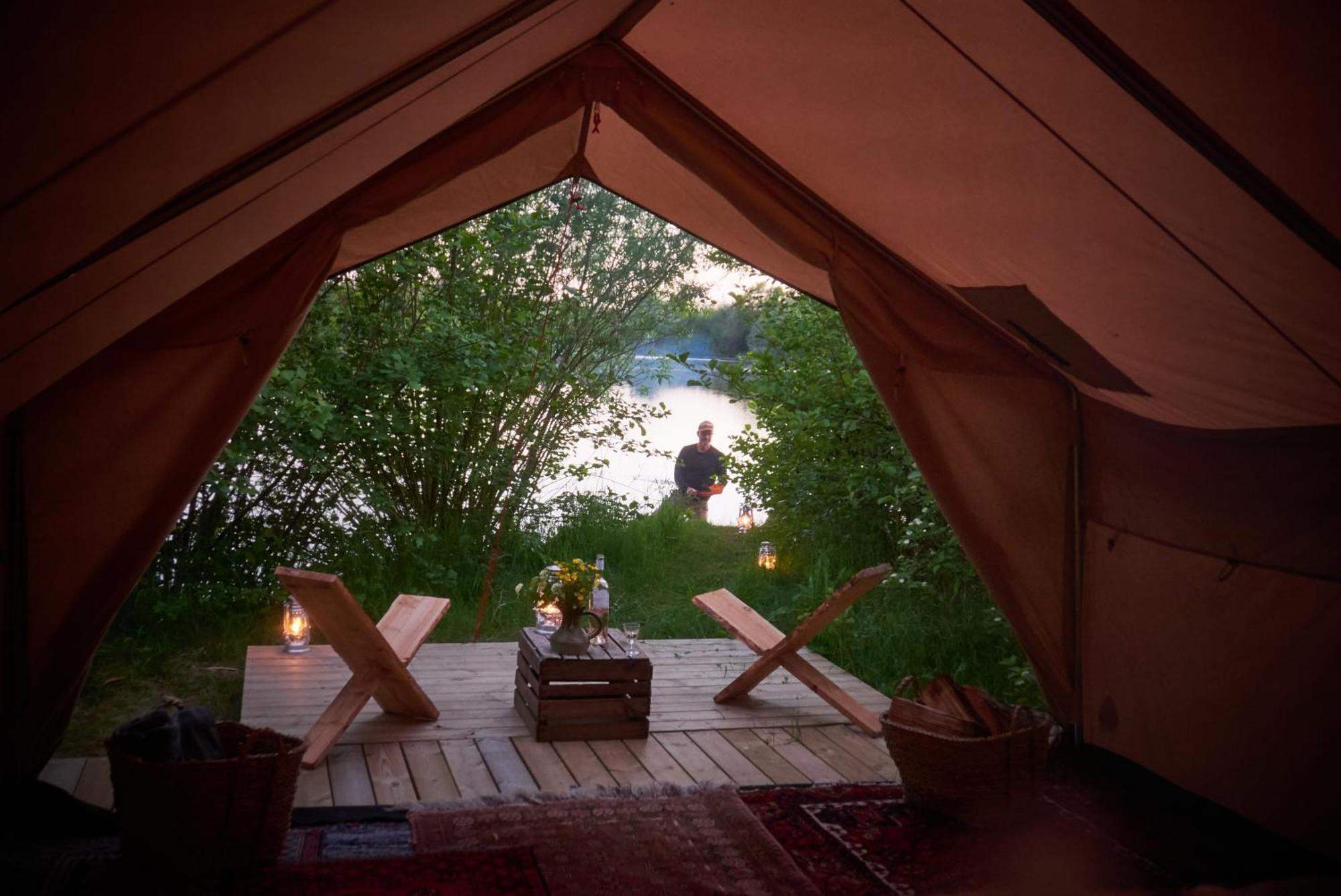 Naturlig Pa Korsgarden Glamping Nysted Buitenkant foto